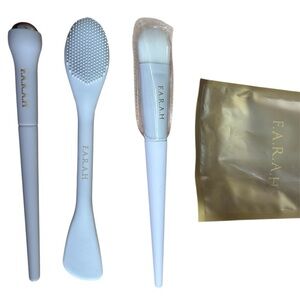 F.A.R.A.H Skin Retreat Set Face Utensils for application white/ gold NEW!